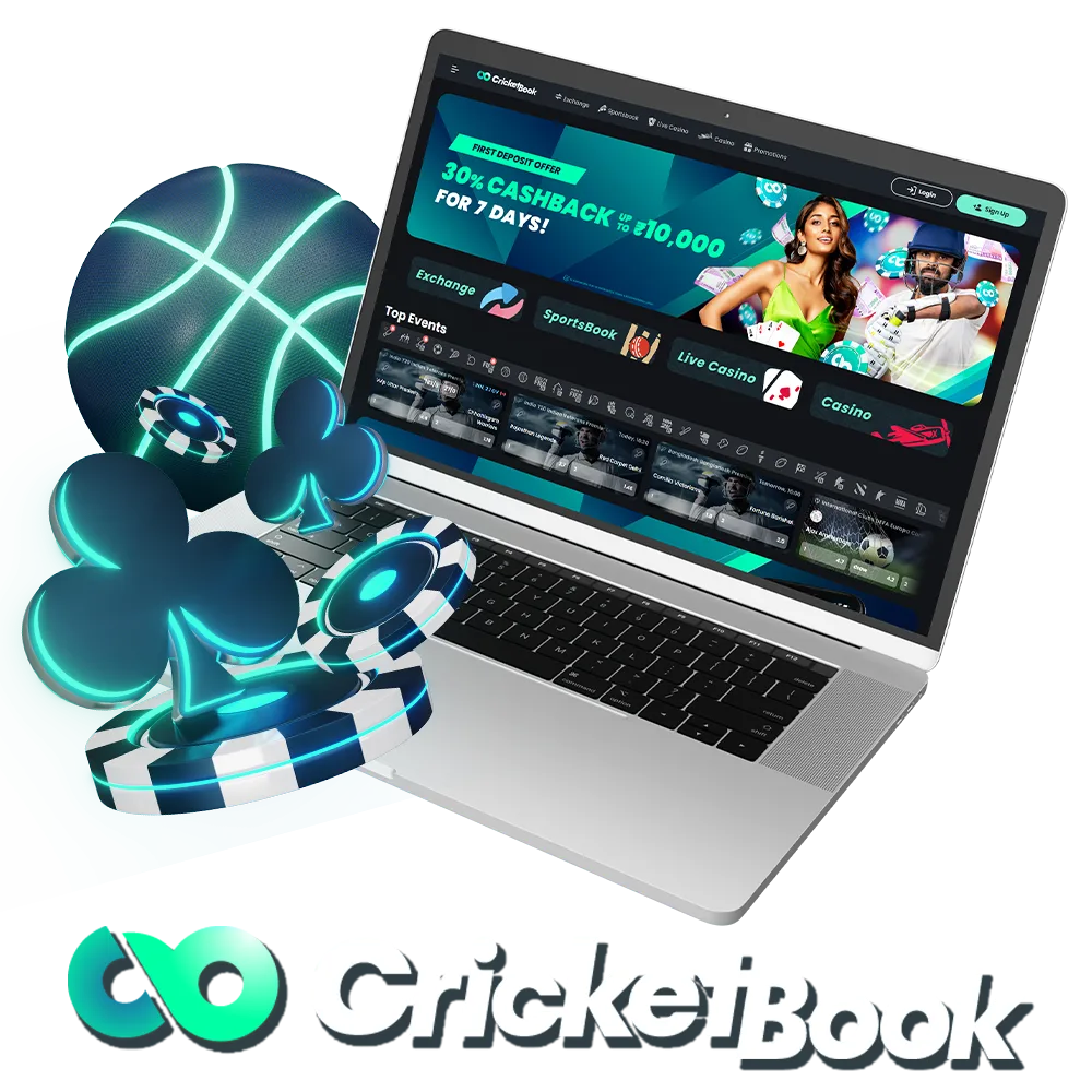 Cricketbook offers sports betting services and casino entertainment.