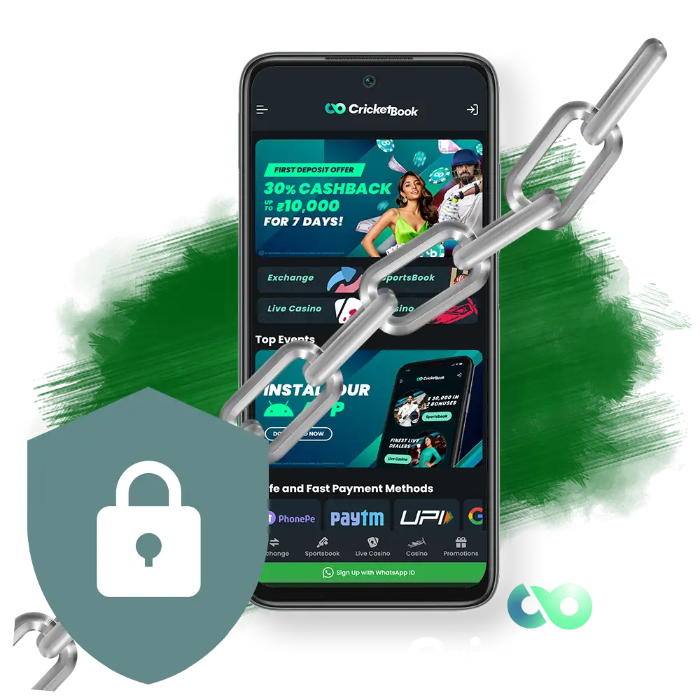 For your account to be fully functional you need to complete a simple identity verification procedure on the Cricketbook platform.