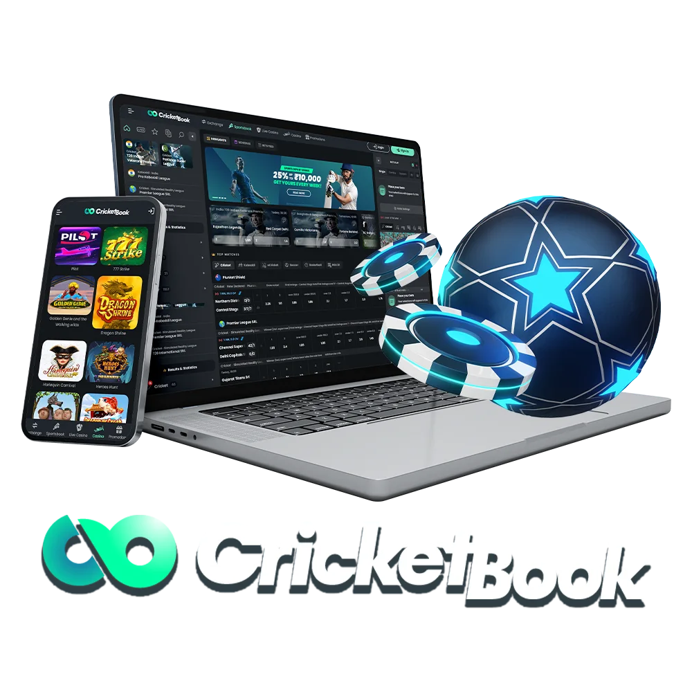 For sports betting and casino games, choose CricketBook bookmaker in India.