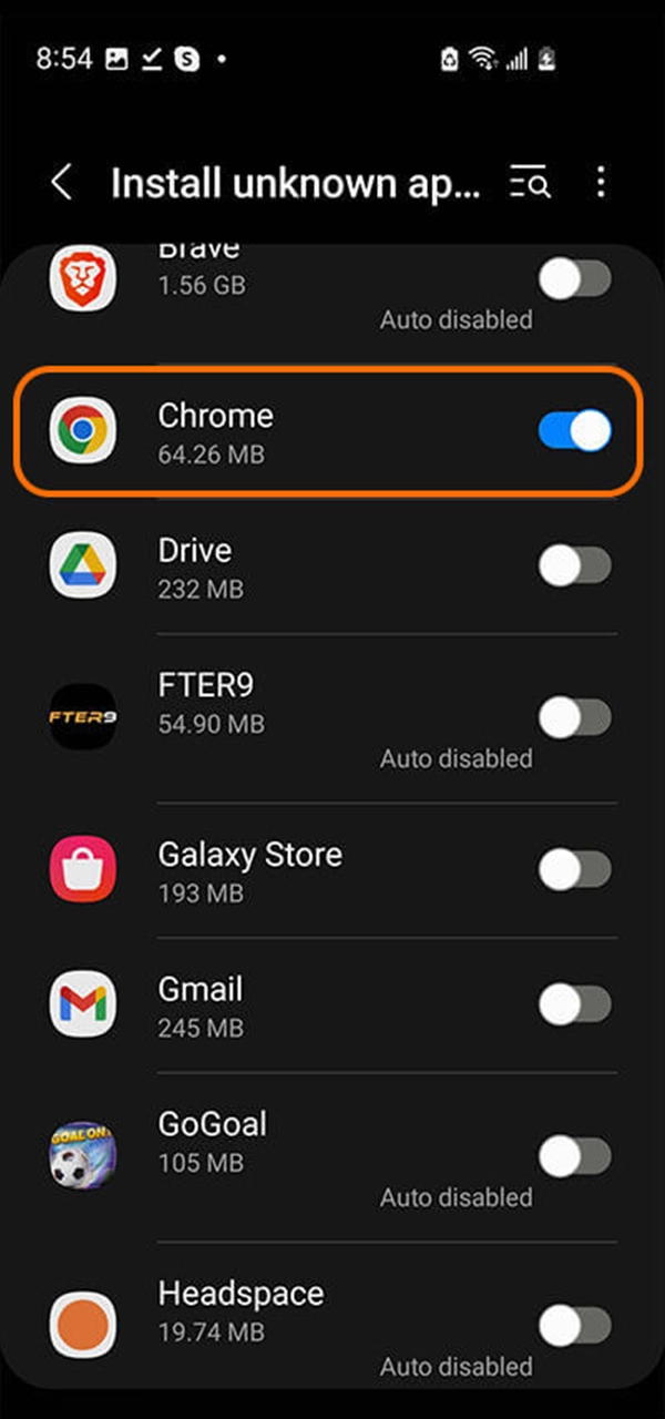 In the phone settings, allow installation from unknown sources.