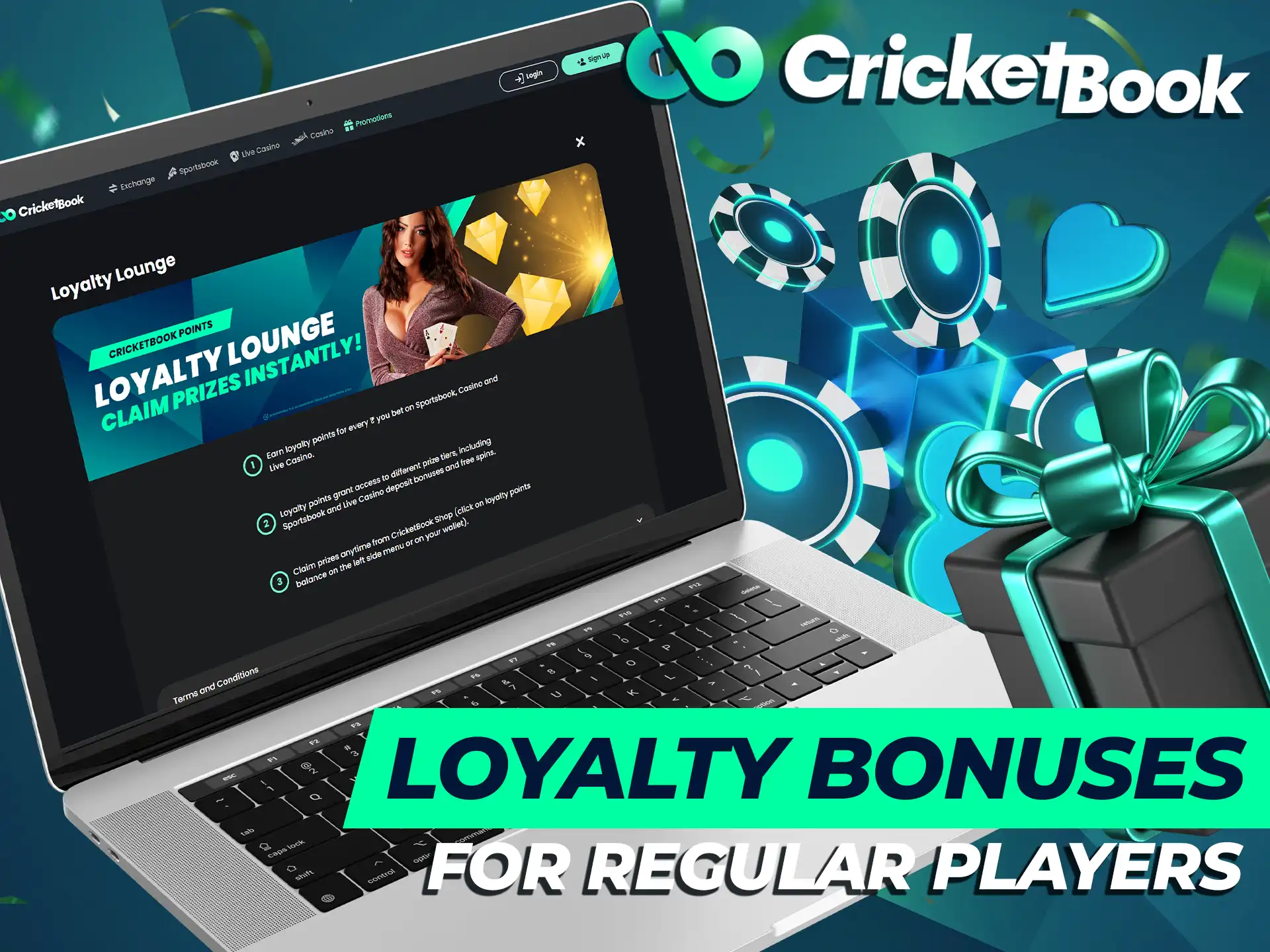 The CricketBook loyalty program opens up many additional opportunities.